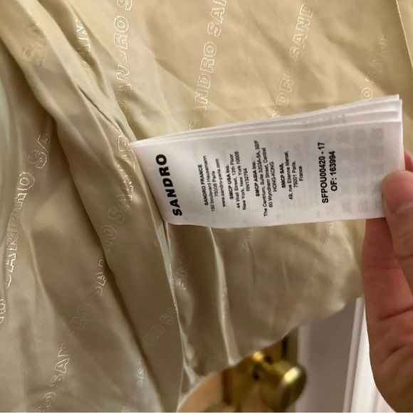 SANDRO Gloriana Heart Quilted Jacket - Picture 4 of 8